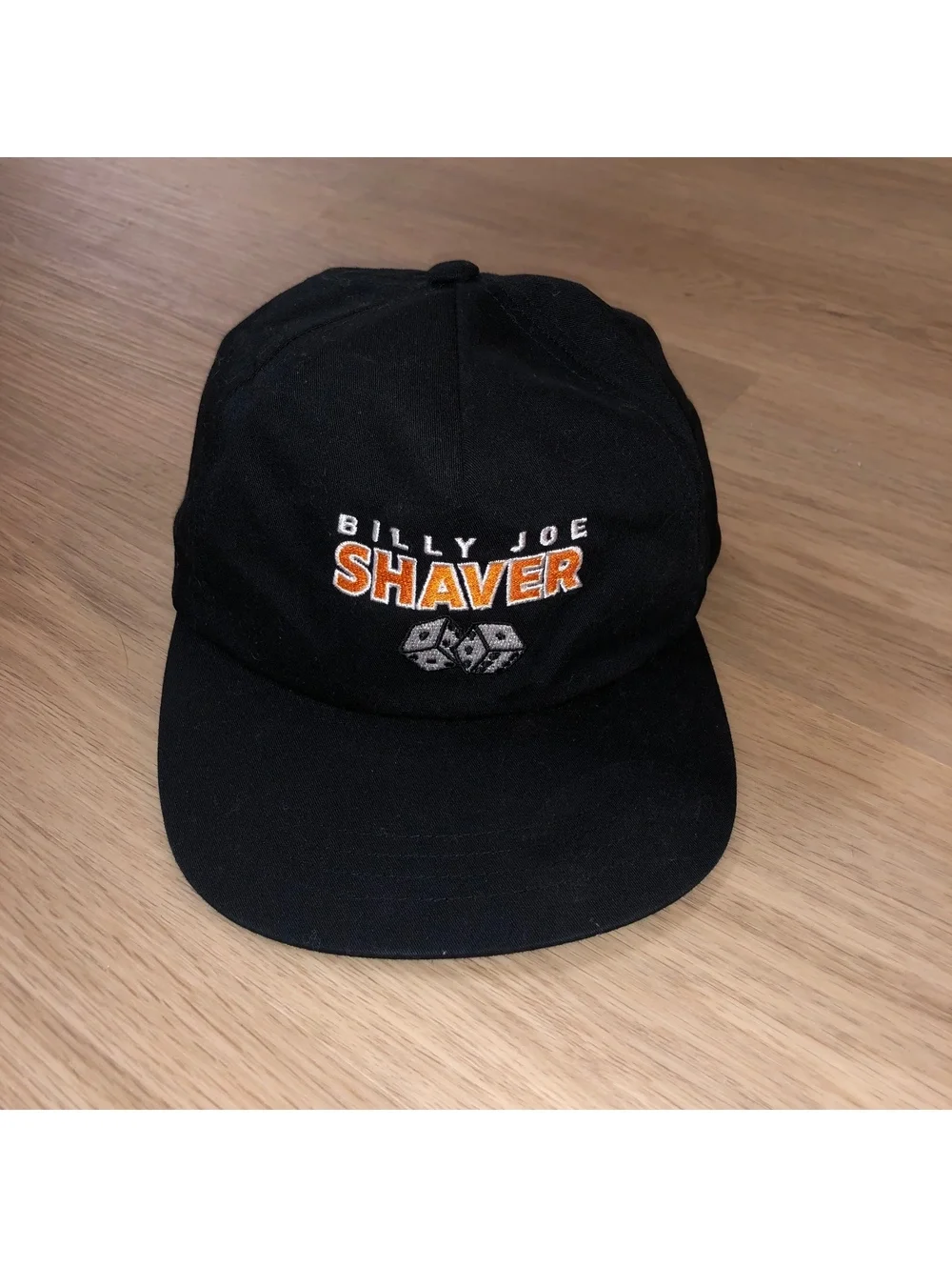 VINTAGE BILLY JOE SHAVER COUNTRY MUSIC SNAPBACK DICE HAT CAP BLACK ADJUSTABLE